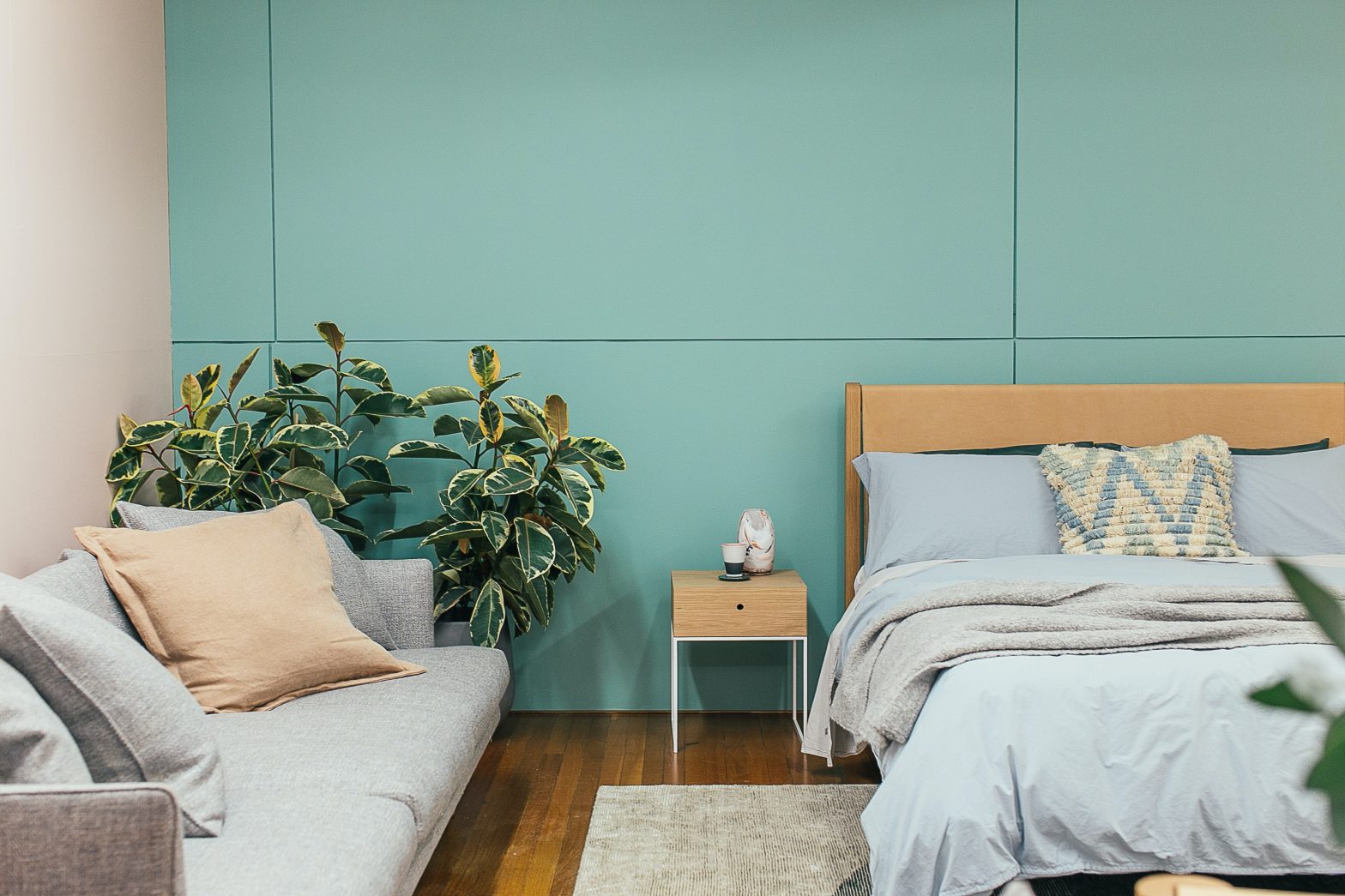 Choisissez bien les couleurs de votre linge de lit pour une chambre zen