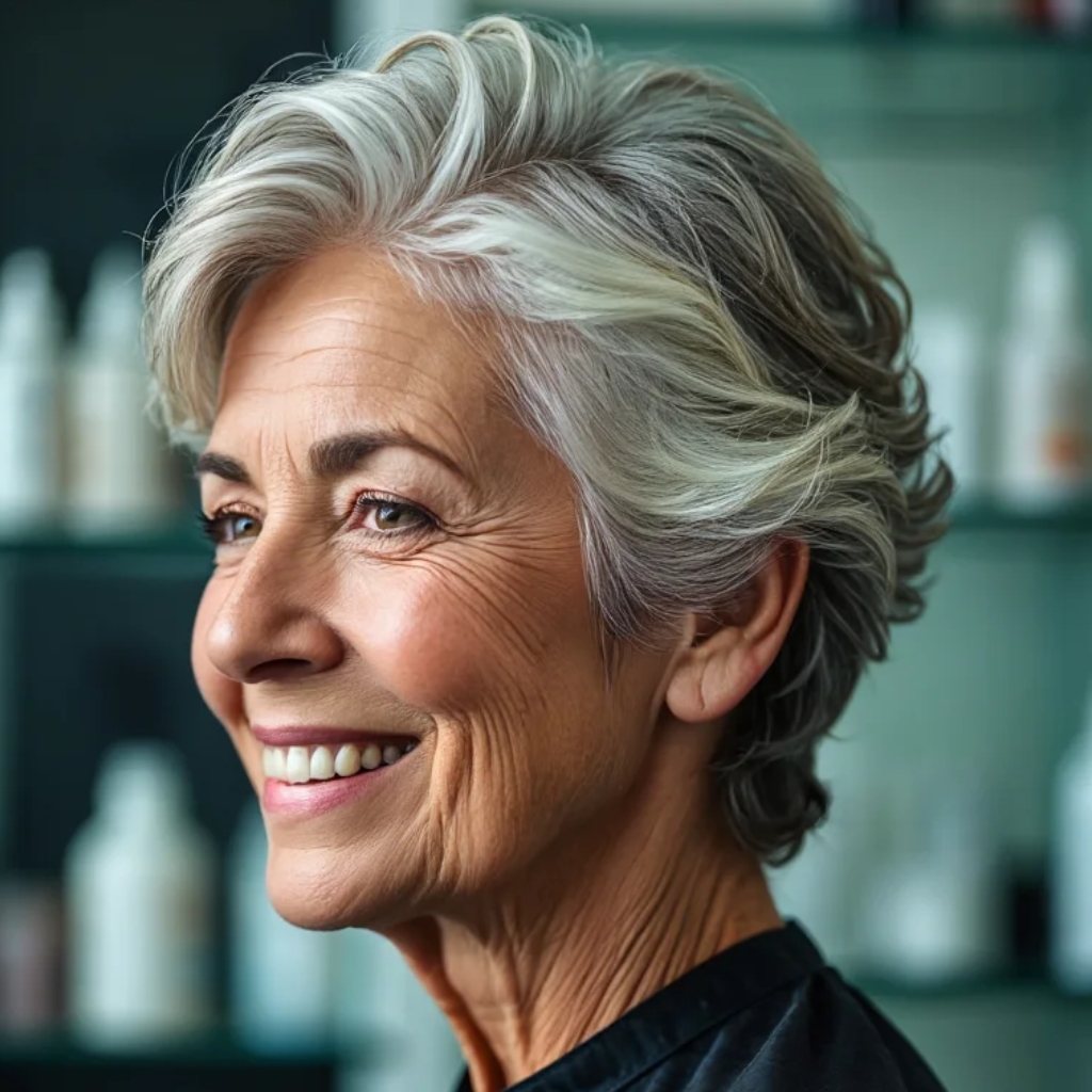 effilé hyper stylée coupe courte femme moderne