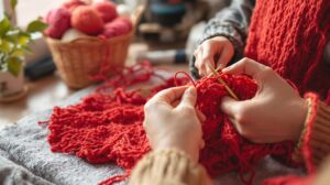 Comment utiliser la laine rouge dans vos créations