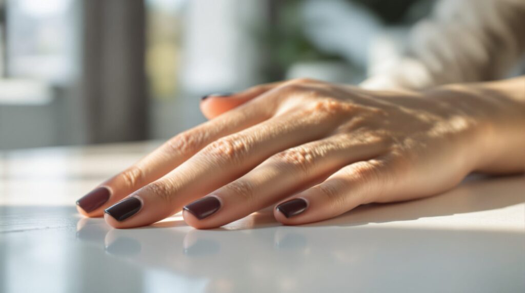 ongle noir choc combien de temps