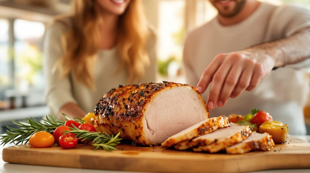 roti de porc air fryer