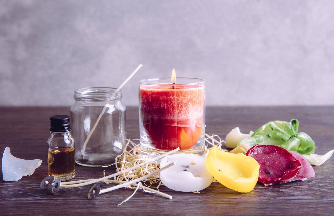 DIY bougie décorative