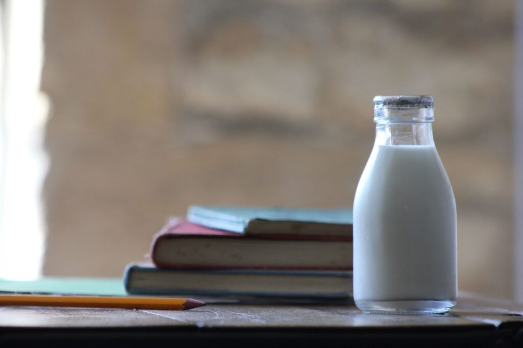 lait en bouteille