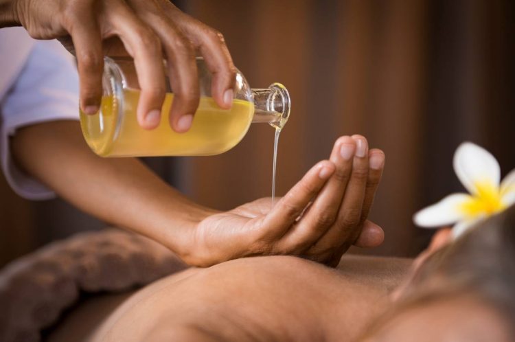 huile massage 