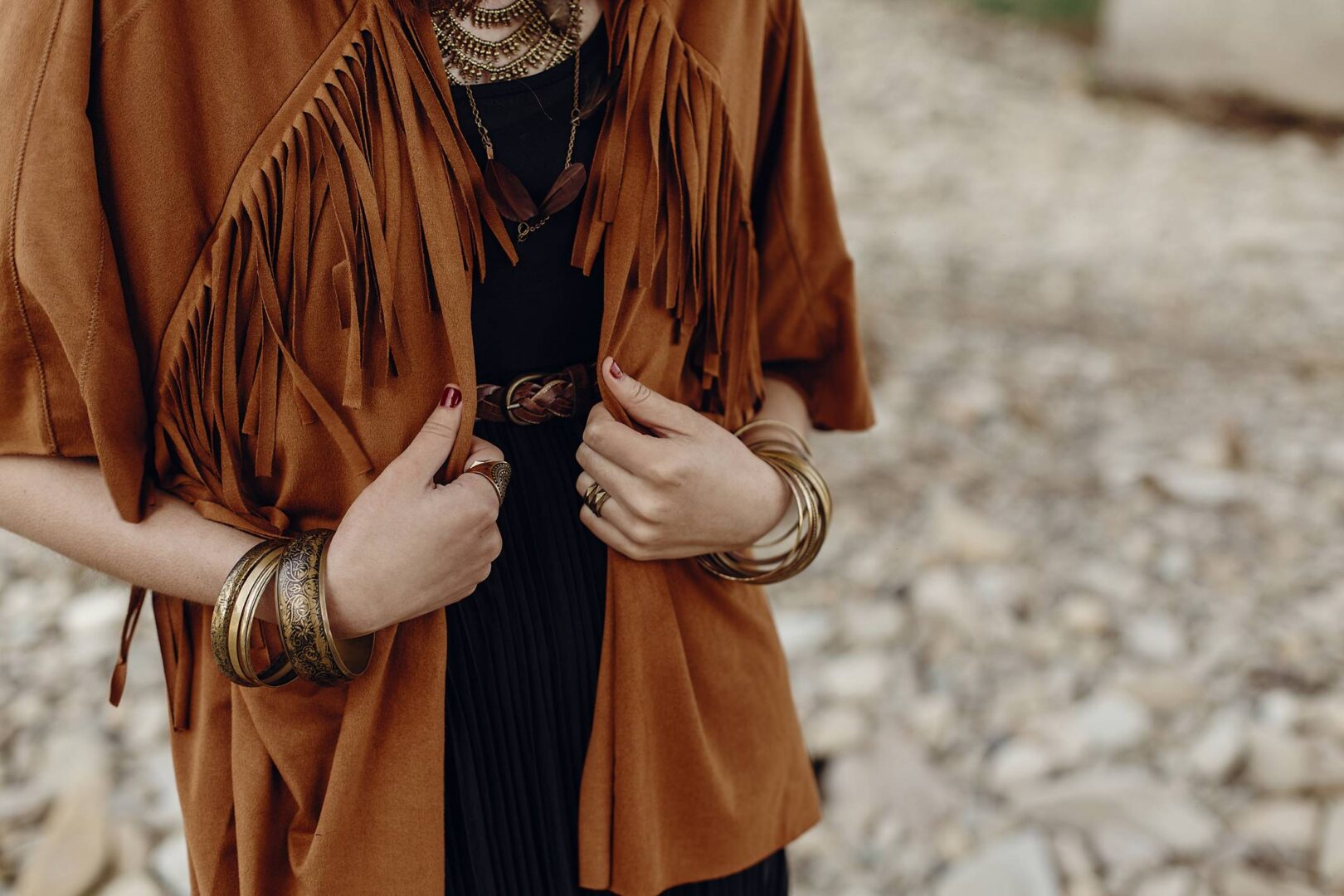 veste frange