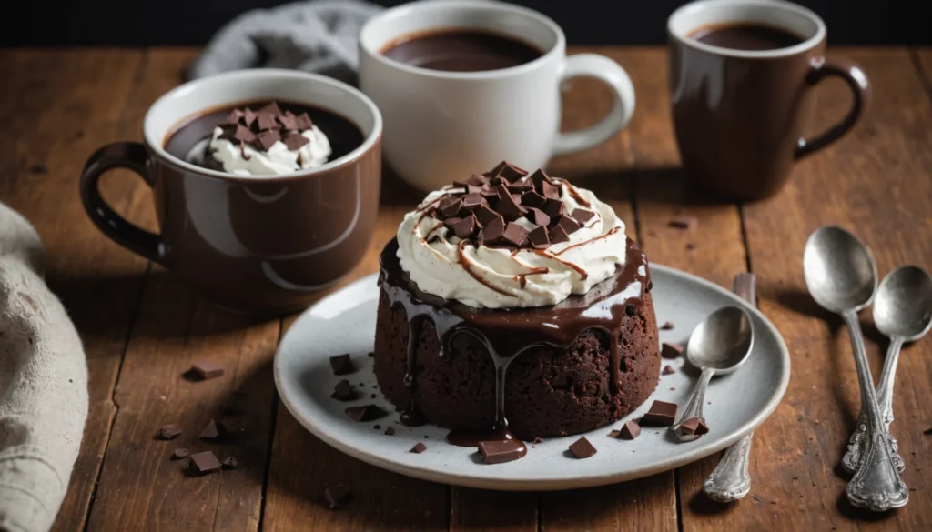 gateau moelleux chocolat tasse