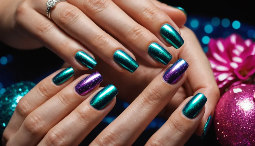 faux ongles couleurs