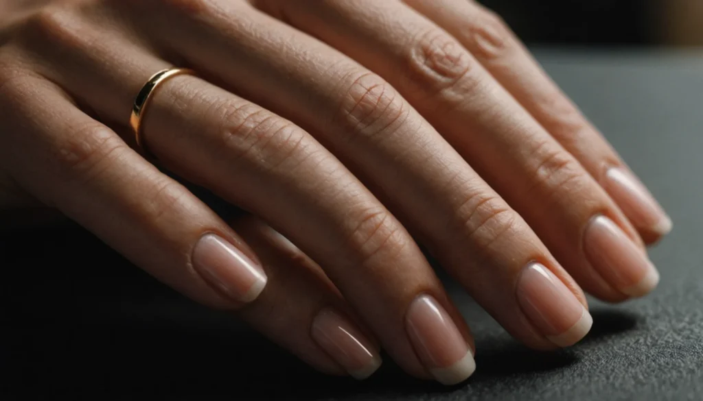 ongles striés