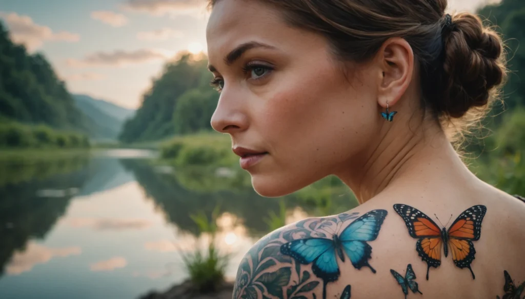 papillon tatouage signification