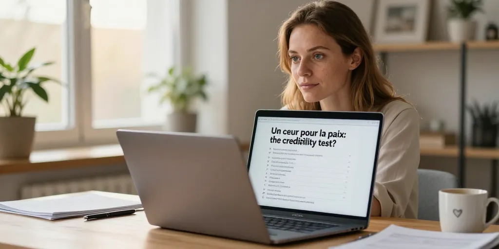 Un cœur pour la paix blog : le test pour évaluer sa crédibilité ?